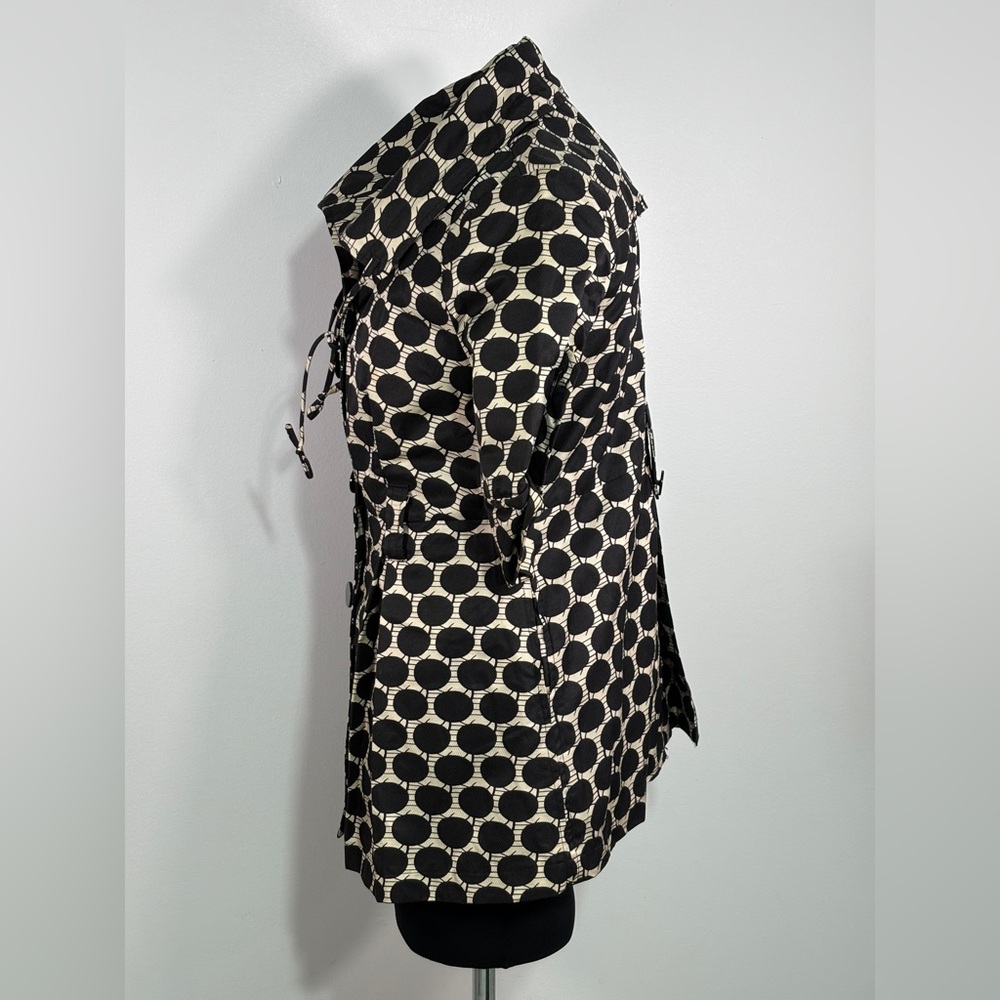 Forever 21 Black Team Jacket Size Small Buttoned And Strap Collar Multicolored - Picture 2 of 5